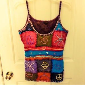 Handmade Appliquéd Camisole
